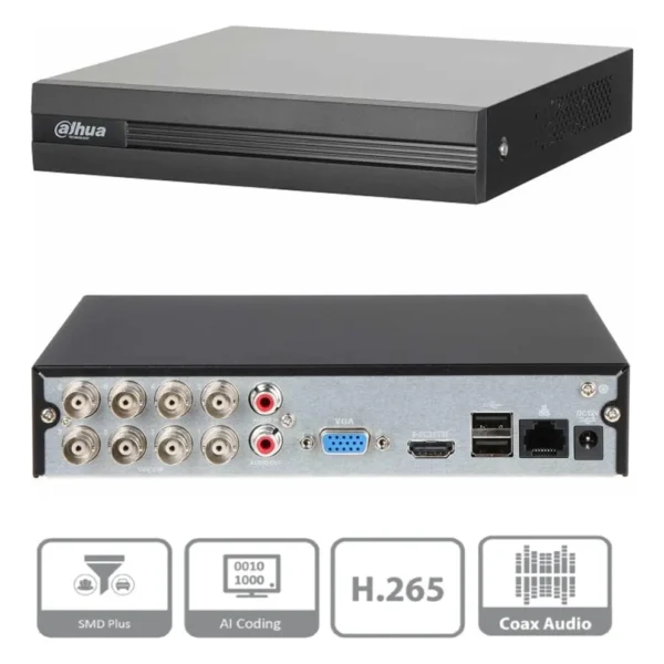 xvr 8ch 2mp Marca dahua 1080P