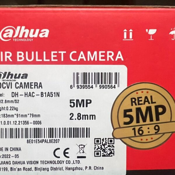 CAMARA BALA 5MP 2.8MM MARCA DAHUA